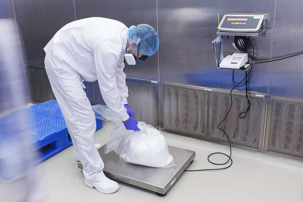 industrial weighing machine damaged